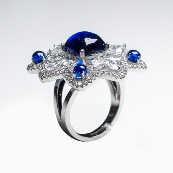 Anillo Star Azul #7