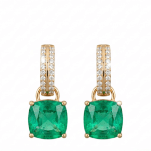 Aretes Slice Esmeralda