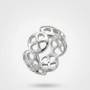 ANILLO TREBOL INFINITO