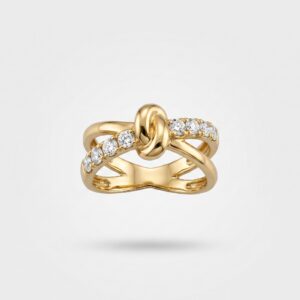 Anillo Oro 18k Con Nudo